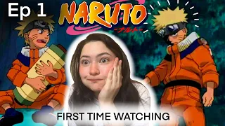 First Time Watching "NARUTO" EP 1 Reaction (new anime fan)