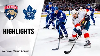 NHL Highlights | Panthers @ Maple Leafs 2/3/20