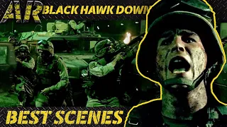 U.S Soldiers ENDING Warlordship in Mogadishu | BLACK HAWK DOWN (2001) | ACTION SCENES COMPILATION