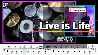 Live is Life - OPUS (드럼악보_취미Drum Cover_소풍)