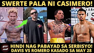 Casimero Swerte sa Bagong Conditioning Coach! Libre at Walang Bayad! Davis vs Romero Kasado na!