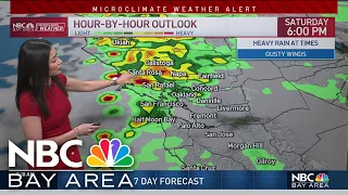 Bay Area forecast: Two storms this weekend