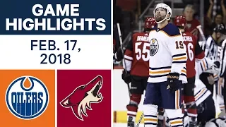 NHL Game Highlights | Oilers vs. Coyotes - Feb. 17, 2018