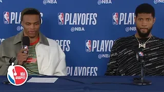 Russell Westbrook dismisses questions after Game 4 loss | 2019 NBA Playoffs