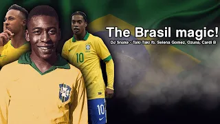 The Brazilian Ginga style! - Garrincha, Neymar, Pele, Ronaldinho, Robinho best skills HD