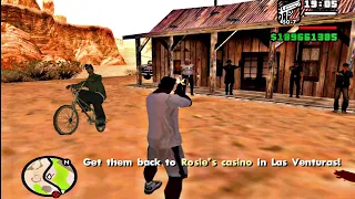 CJ VS Multiple Gang X Cops🔥GTA SAN ANDREAS Snake Farm Mission | #gaming #gta #games #shorts #short