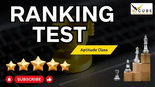RANKING TEST Aptitude class | V Cube Software Solutions  | Best Training Institute in HYD