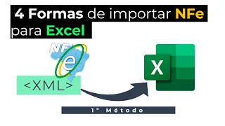 4 Formas de Importar Nota Fiscal NFe para dentro de Planilhas do Excel [Importar dados XML]