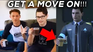 Connor Serves Gavin in Real Life And... (Bryan Dechart and Neil Newbon) - DETROIT BECOME HUMAN