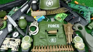 Military Guns Toys & Equipment !!! Weapon Toys - Box of Toys