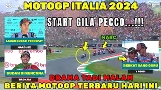 BRUTAL🔴RACE MOTOGP ITALIA 2024‼️BERITA MOTOGP HARI INI,MOTOGP HARI INI,MARC MARQUEZ BAGNAIA MUGELLO