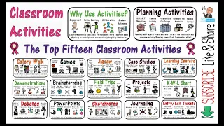 Classroom Activities for Teaching