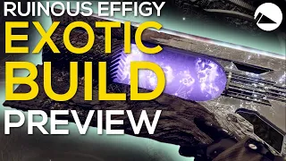 RUINOUS EFFIGY Exotic Build PREVIEW - Oppressive Darkness - Transmutation Void Orbs - Destiny 2