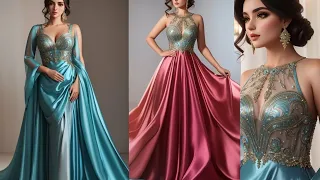 Super gorgeous & Mesmerizing SILK evening gown Dresses 2023/فساتين سهرة حريرية رائعة ورائعة للغاية
