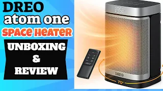 🌞 DREO SPACE HEATER ATOM ONE UNBOXING & REVIEW ❄️