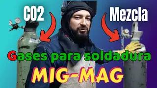 CO2 o MEZCLA AGAMIX  ¿ CUAL GAS ES MEJOR PARA SOLDAR EN PROCESO MIG?  COMO REGULAR EL FLUJO DE GAS