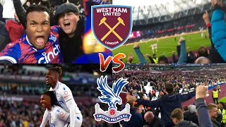 WEST HAM 1-2 CRYSTAL PALACE VLOG 22/23 *OLISE 94TH MINUTE WINNER & LATE CRAZY PALACE LIMBS*