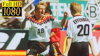 Germany - Spain World Cup 1994 | Full highlight - 1080p HD | Lothar Matthäus - Jürgen Klinsmann