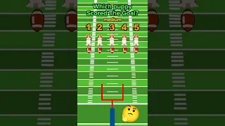 which puppy scored? pick one choose one #shorts #youtubeshorts