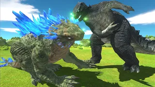 Godzilla vs Toxic Shimo! - Animal Revolt Battle Simulator