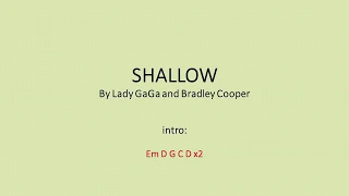 Shallow by Lady GaGa and Bradley Cooper - easy chords and lyrics