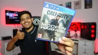 Call Of Duty Modern Warfare Unboxing & Gameplay - PS4 PRO 🔥
