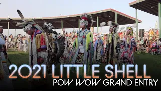 Who was at the 2021 Little Shell Pow Wow Grand Entry?