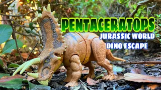 JURASSIC WORLD DINO ESCAPE PENTACERATOPS REVIEW !