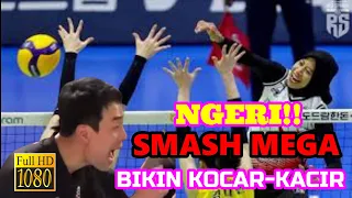 LIHAT DAHSYATNYA SMASH MEGAWATI LAWAN AMBYAR BERANTAKAN!!