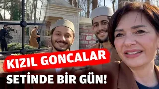 Kızıl Goncalar dizi setindeydim! Ekranın görünmeyen tarafında neler var bir bakalım... #özlemgürses