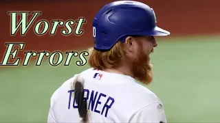 MLB | Justin Turner Worst Errors