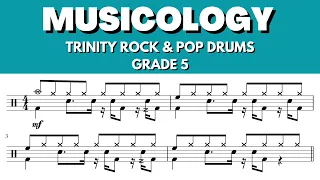 Musicology | Trinity Rock & Pop Drums GRADE 5 | with click