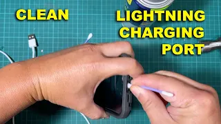 ⚡️ HOW TO CLEAN IPHONE CHARGING PORT (APPLE LIGHTNING PORT)