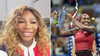 Serena Williams REACTS to Coco Gauff Winning US Open 2023