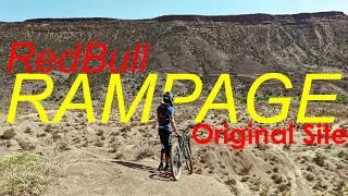 Riding The ORIGINAL RED BULL RAMPAGE Site in Virgin Utah