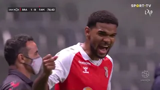 Goal | Golo Bruno Viana: SC Braga (1)-0 Famalicão (Liga 20/21 #6)