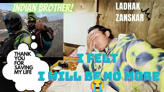 I felt i will be no more || bike accident || helping Indian brother || Tibetan vlogger || India ||