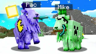 viramos CABRAS no Minecraft 🐐🐐