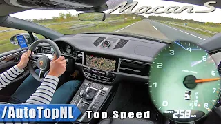 2020 PORSCHE MACAN S | TOP SPEED on AUTOBAHN (NO SPEED LIMIT) by AutoTopNL