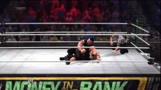 WWE2K14 - John Cena vs. Kevin Owens - Money In The Bank 2015 Match Highlights!