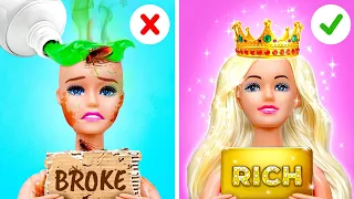 Epic Barbie Transformation 💝 Extreme Rich VS Poor House Challenge 💵 Save the Day By YayTime!