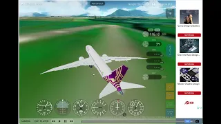 I had to land this plane with the max crosswind