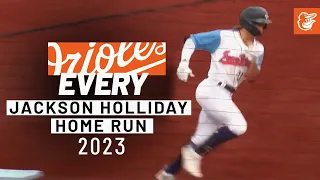 Every Jackson Holliday Home Run from 2023 | #1 Prospect In Baseball | Baltimore Orioles