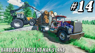 Building A Cow Posture & Buying a 200,000$ Truck on "Hardcore Jungle No Man's Land"