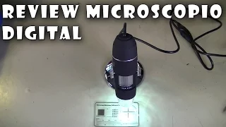 Review Microscopio digital 500x USB - Química, Soldadura SMD...