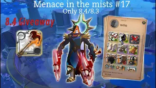 Menace in the mists #17| Bear paws | Only 8.4/8.3 kills | 8.4 Giveaway | Albion Online