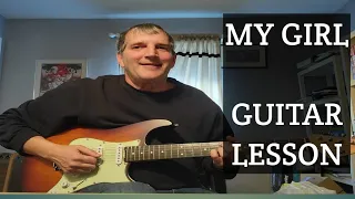 My Girl ( The Temptations ) Guitar Lesson