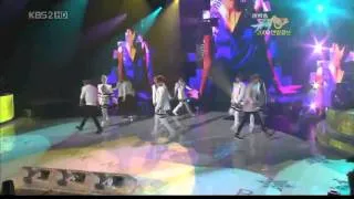 BEAST _ B2ST and MBLAQ dance battle @ Music Bank [091225] -