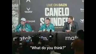 Canelo tries to Speak English #shorts