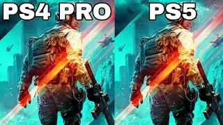 [4K] BATTLEFIELD 2042 - PS5 vs PS4 Pro Frame Rate Test Comparison Analysis